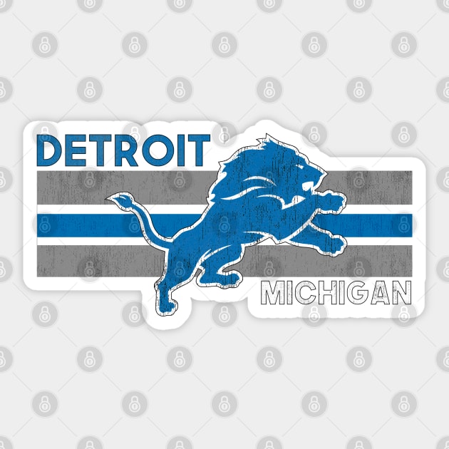 Lions of Michigan Sticker by WE BOUGHT ZOO